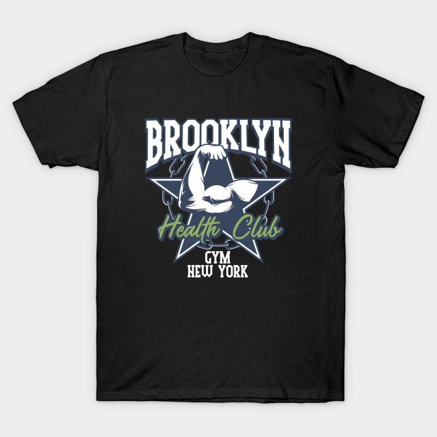 Brooklyn Health Club T-Shirt by JabsCreative